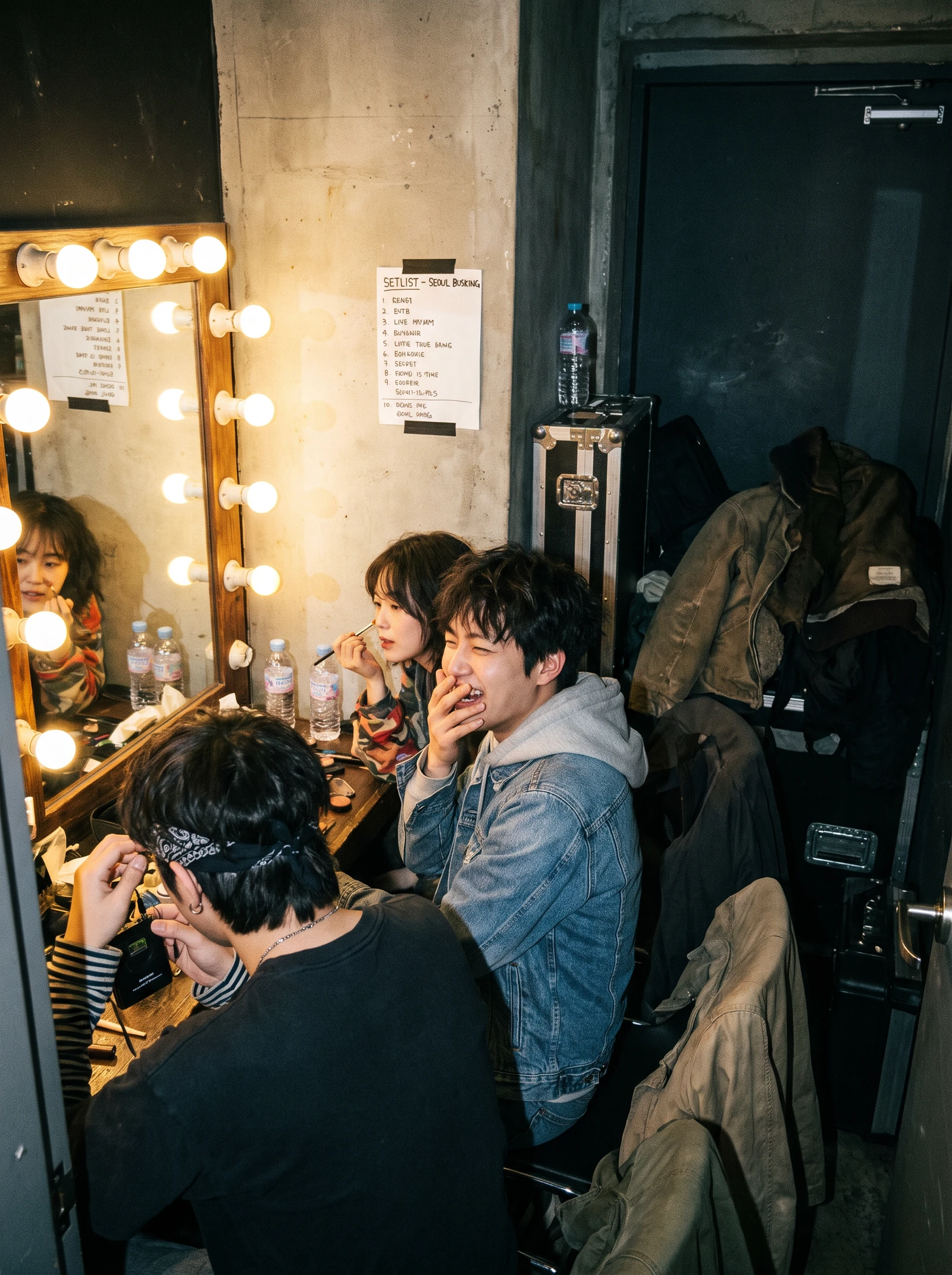 Behind the scenes
